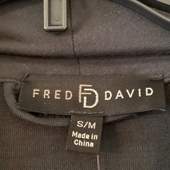 Fred David Bathrobes size SM brand new with tag color is black length33” - Picture 2 of 8